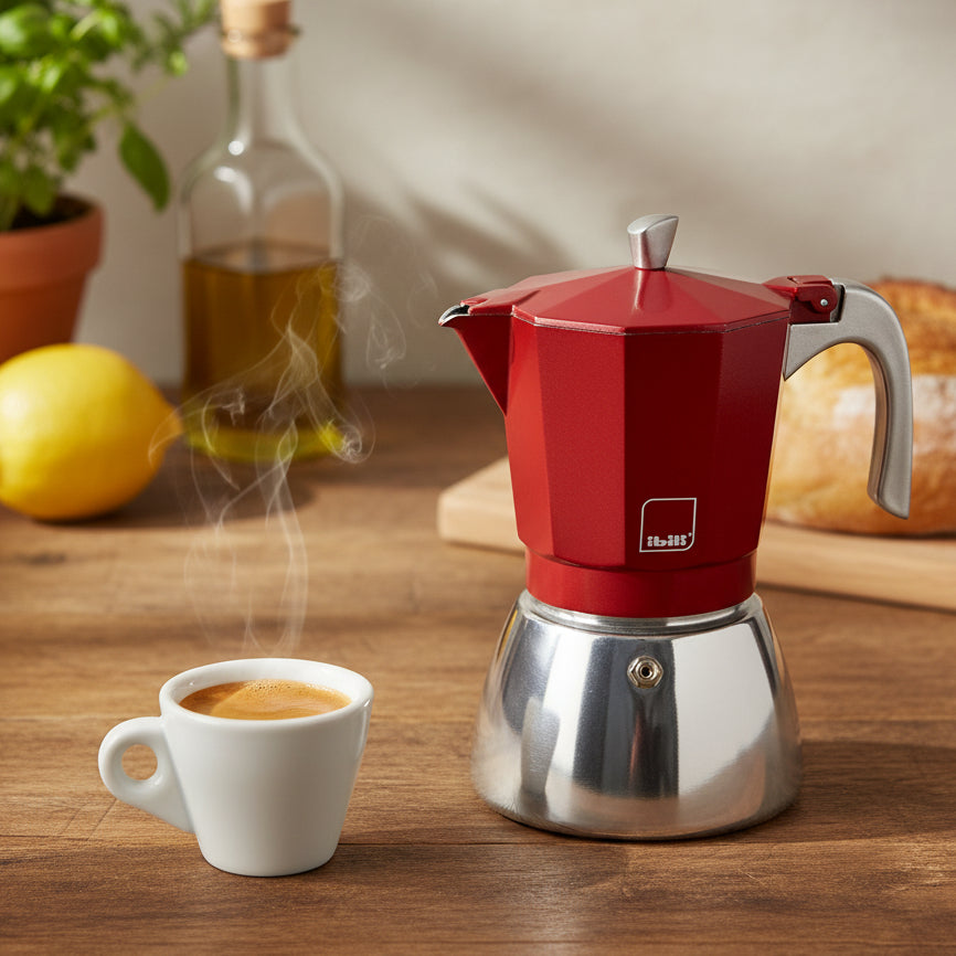 Espressobryggare ”Elba Red Express” - 3 koppar