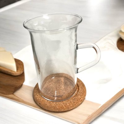 Irish coffee-glas med underlägg