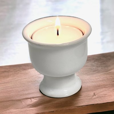 Boda Nova Vit Äggkopp Ljusstake S P-Melin