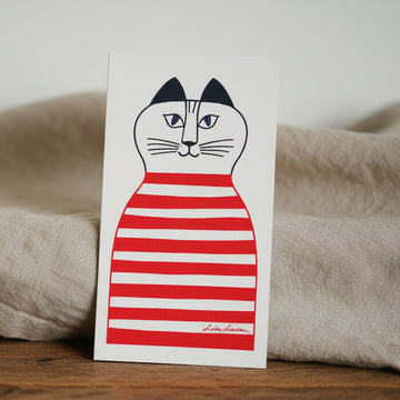 TRULL Röd Diskduk Lisa Larson