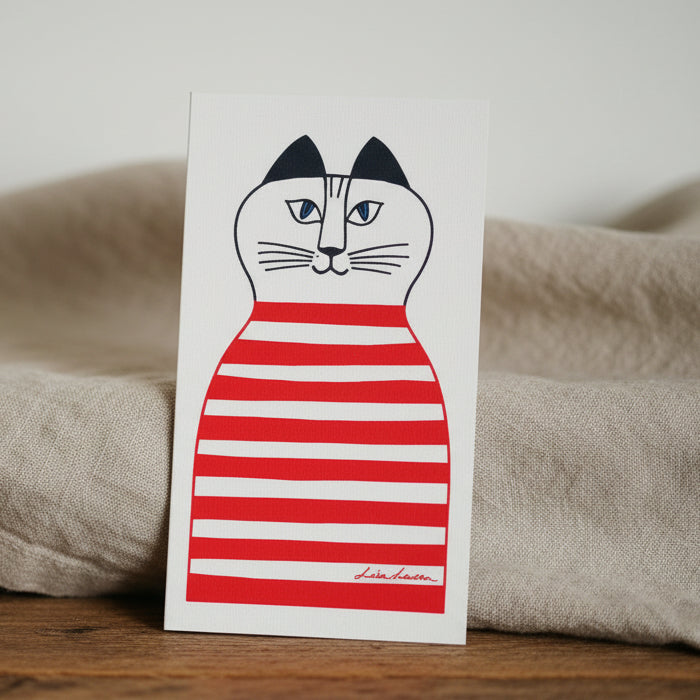 TRULL Röd Diskduk Lisa Larson