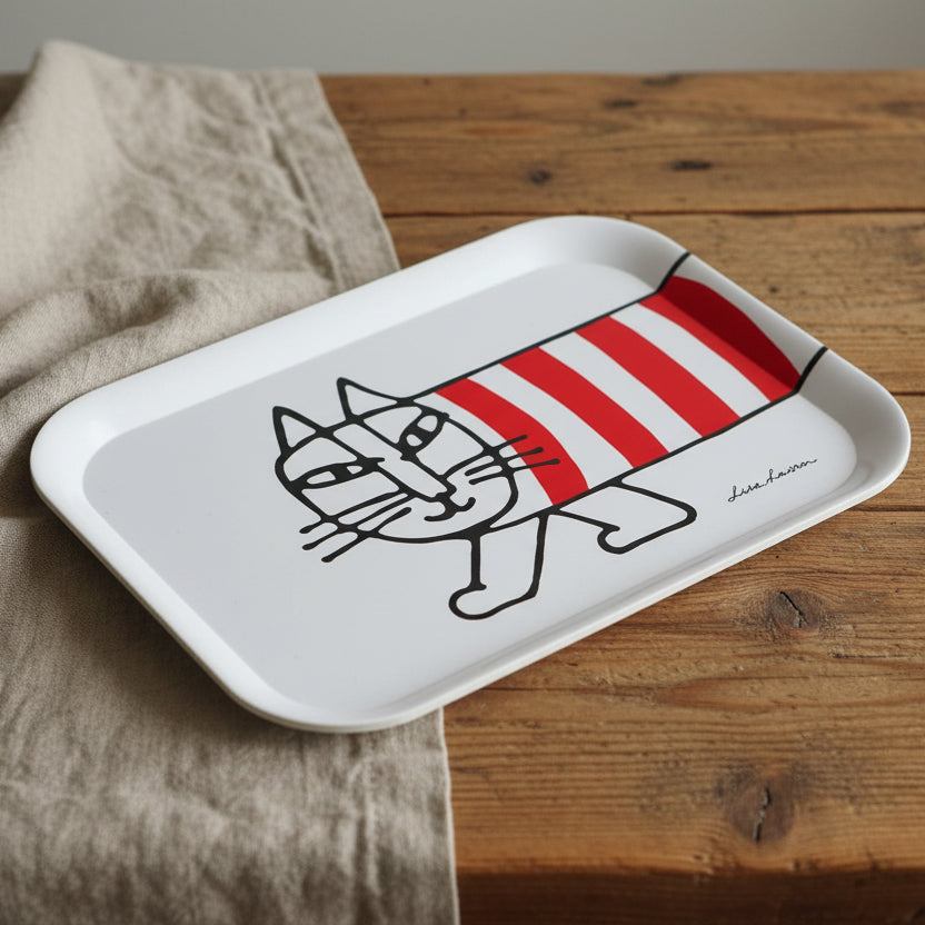 MIKEY Bricka Röd Lisa Larson