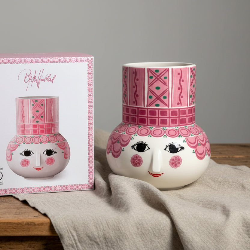 OLGA Vas Rosa Bjørn Wiinblad