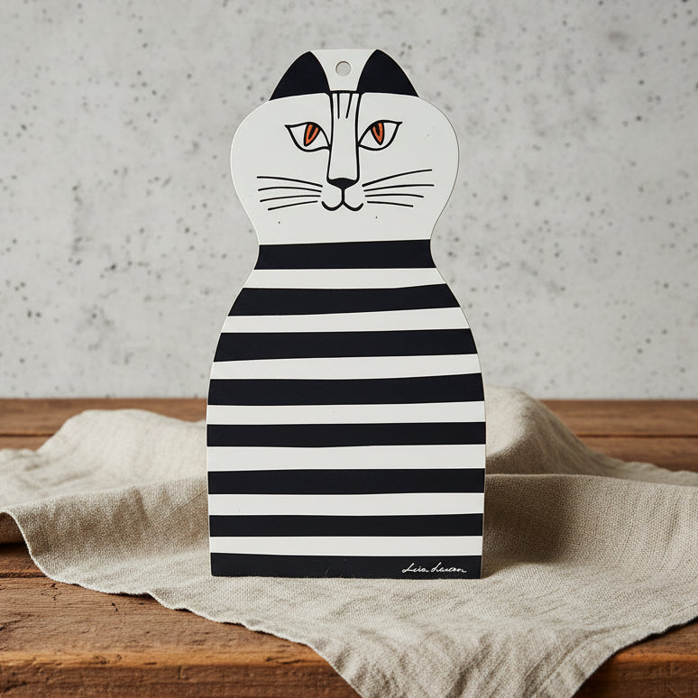 TRULL Skärbräda Svart/Vit Lisa Larson