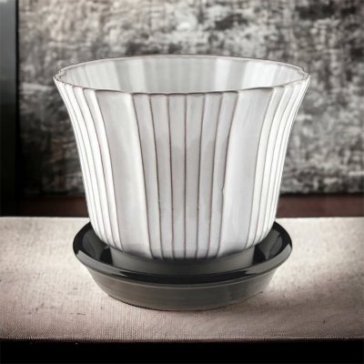 Nittsjö BLOMKRUKA ALVA med fat