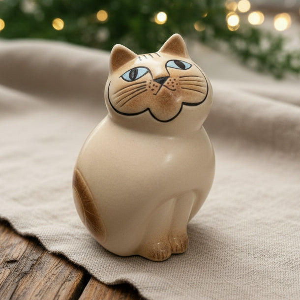 Katten MIA Midi Röd Lisa Larson Gustavsberg