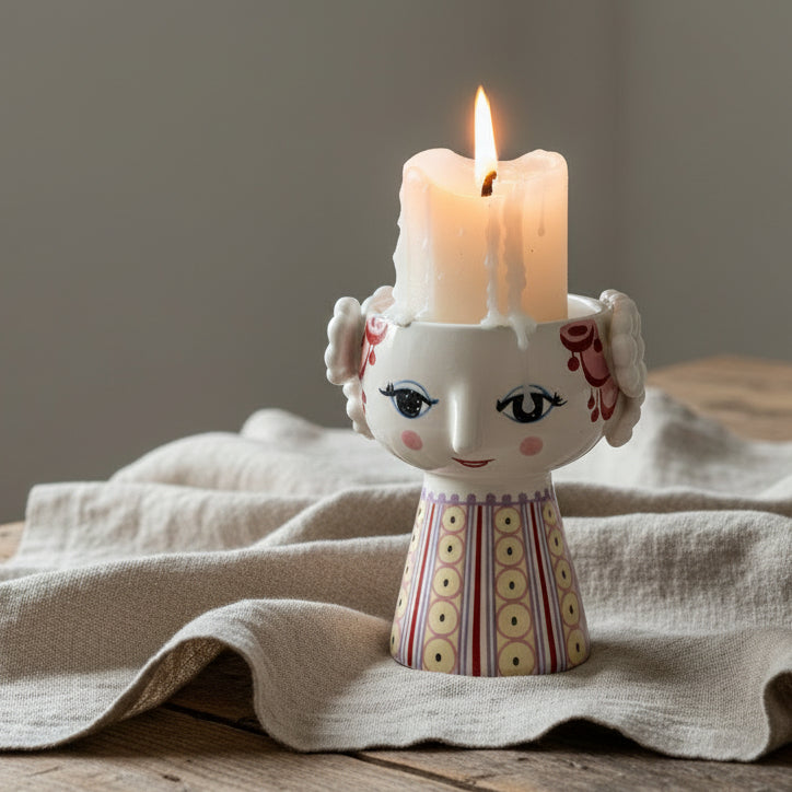 Eva Ljusstake röd Bjørn Wiinblad