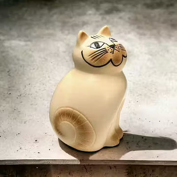 Katten MIA Mellan Röd Lisa Larson Gustavsberg