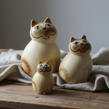 Katten MIA Mini Svsrt Lisa Larson Gustavsberg