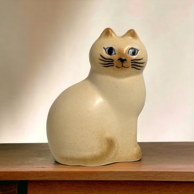 Katten Måns Mini Röd Lisa Larson Gustavsberg