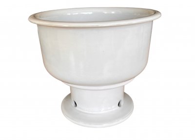 Boda Nova Stor skål & Spis vit S P-Melin