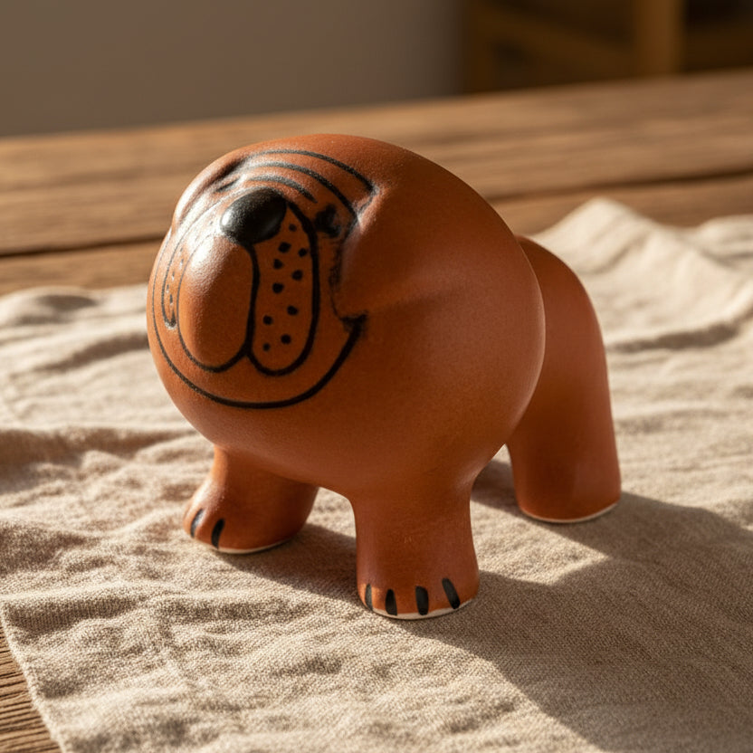 Bulldog Lillkennel Lisa Larson Gustavsberg