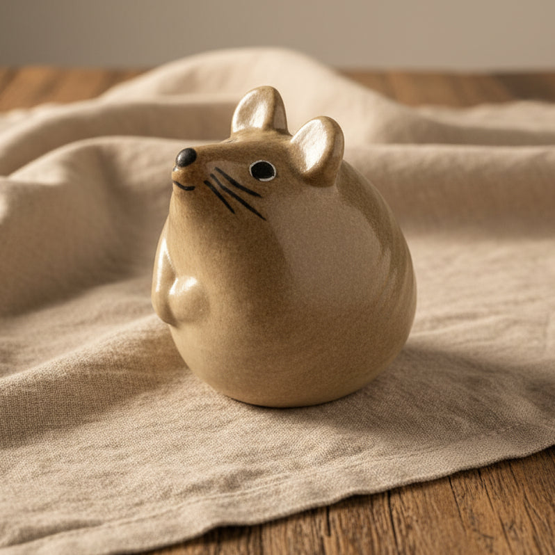 Mus GRÅ Lisa Larson Gustavsberg