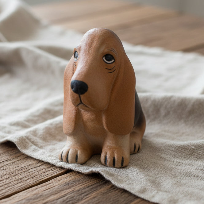 Basset Lisa Larson Gustavsberg  