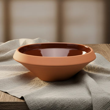 Stor skål 5 L Terakotta Knabstrup