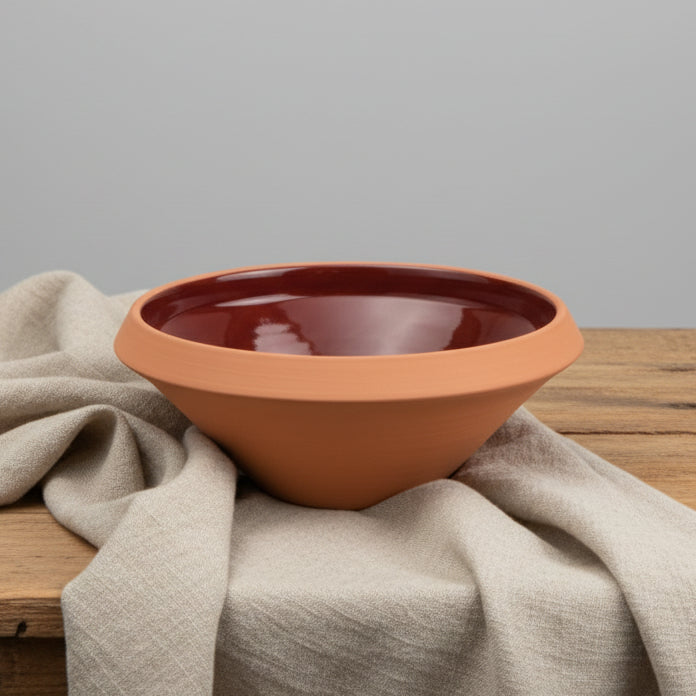 Stor skål 2 L Terakotta Knabstrup