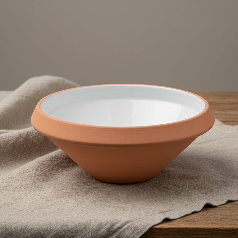 Stor skål 2 L Vit Knabstrup