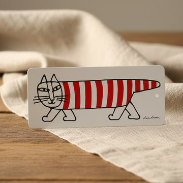 MIKEY Skärbräda Vit/Röd Lisa Larson