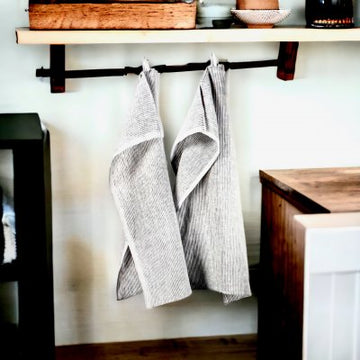 Handdukar 2 st Kritstreck Betong Axlings