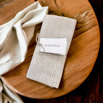 Handdukar 2 st Kritstreck Natur Axlings