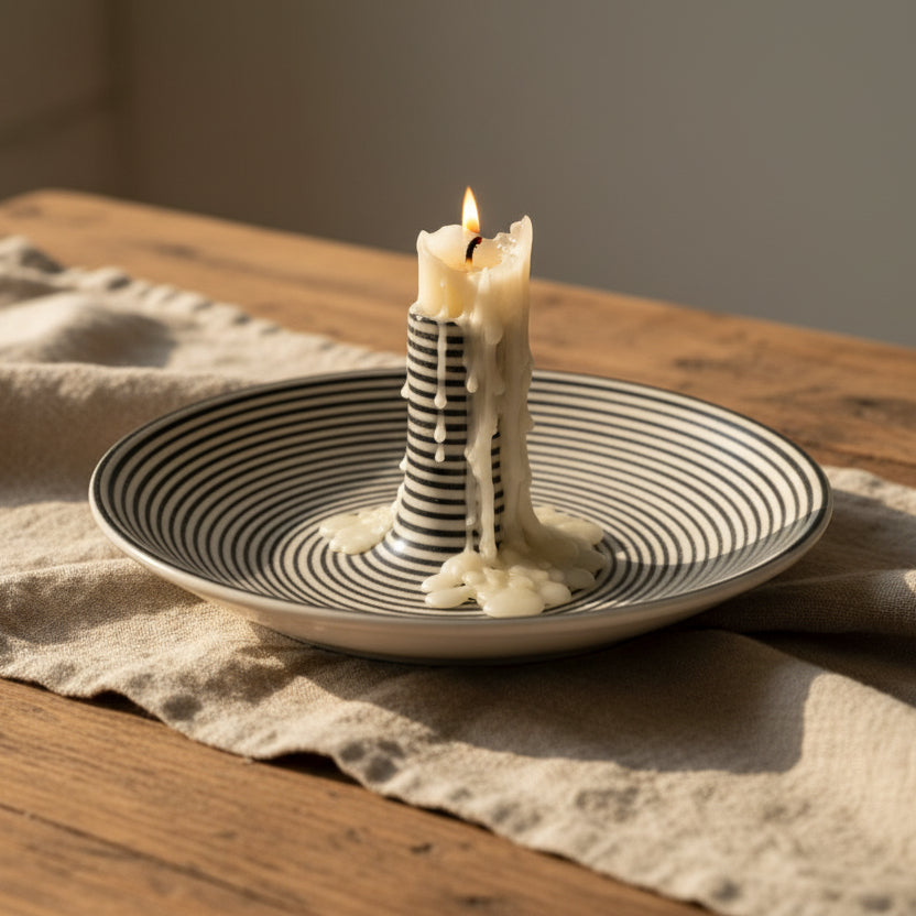 Ljusfat Svart Stort