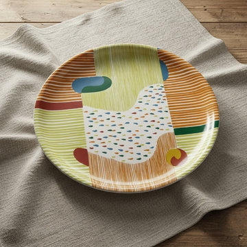 Steam Stor rund Bricka Josef Frank