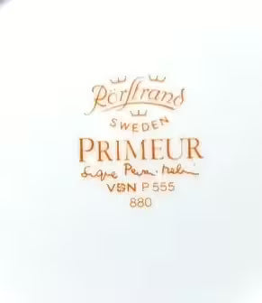 Primeur Blå Stort Fat S P-Melin