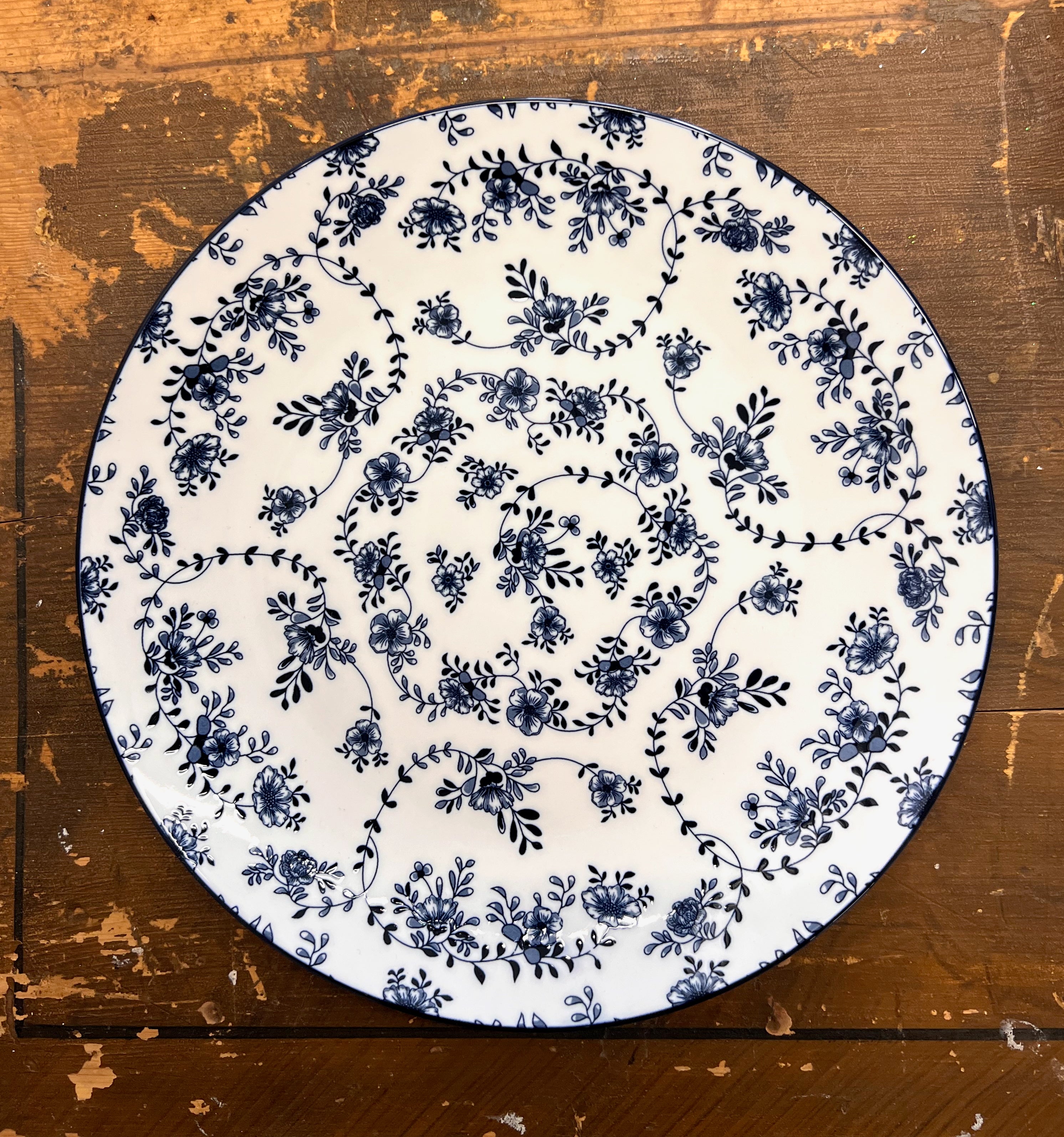 Romantik Tallrik – "Ranka" Blå