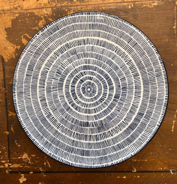 Romantik Tallrik – "Strå" Blå