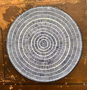 Romantik Assiett – "Strå" Blå