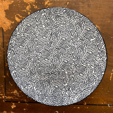 Romantik Tallrik– "Pistill" Blå