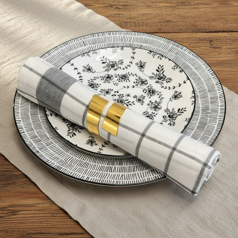 Romantik Assiett – "Ranka" Svart