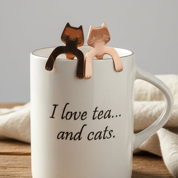 Kattsked som hänger kvar" Rose Gold