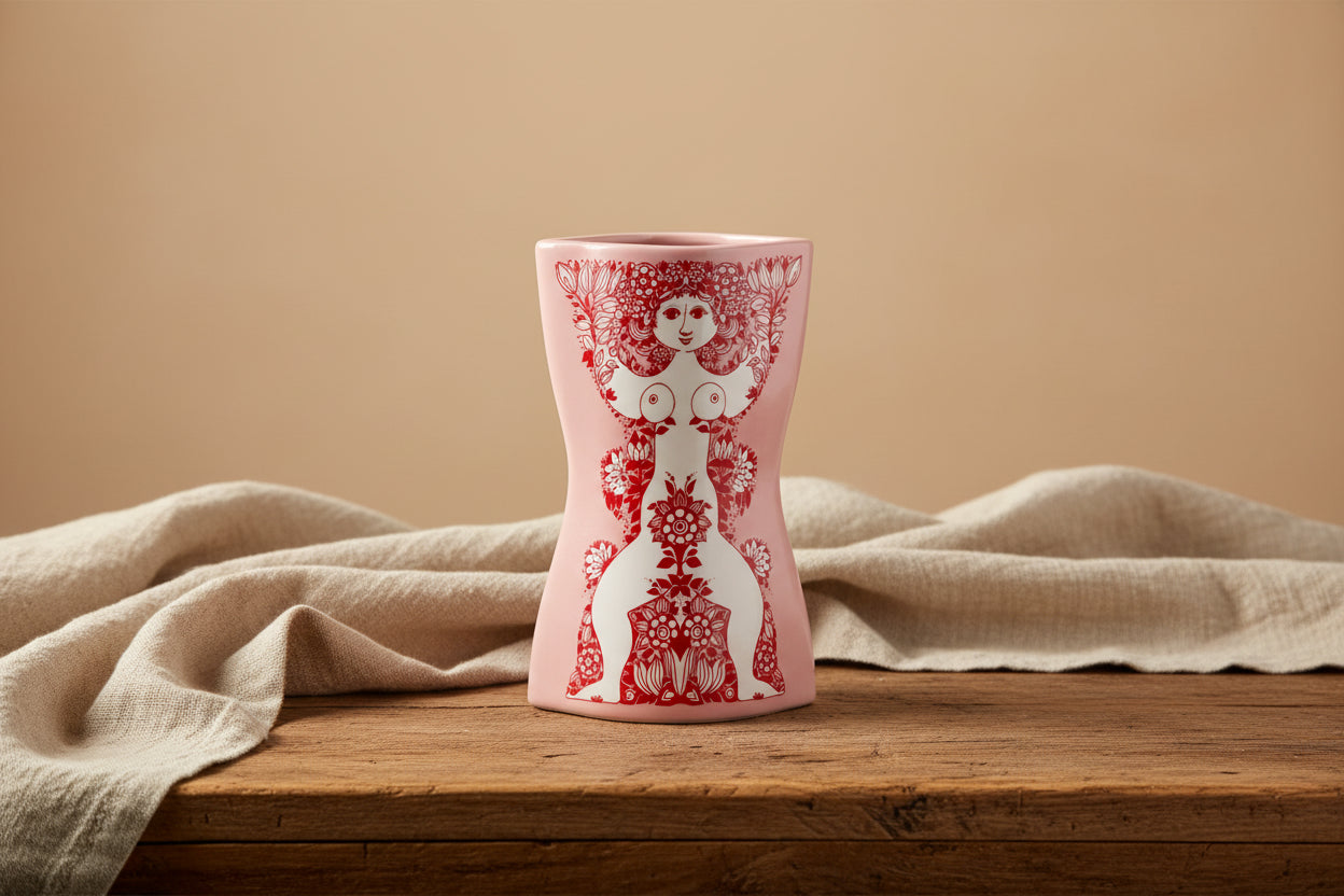 Nina – vasen som sprider glädje Bjørn Wiinblad