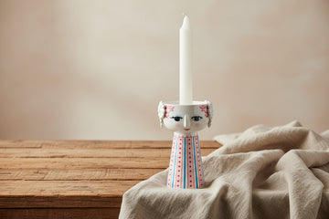 Eva Ljusstake Rosa 14 cm Bjørn Wiinblad