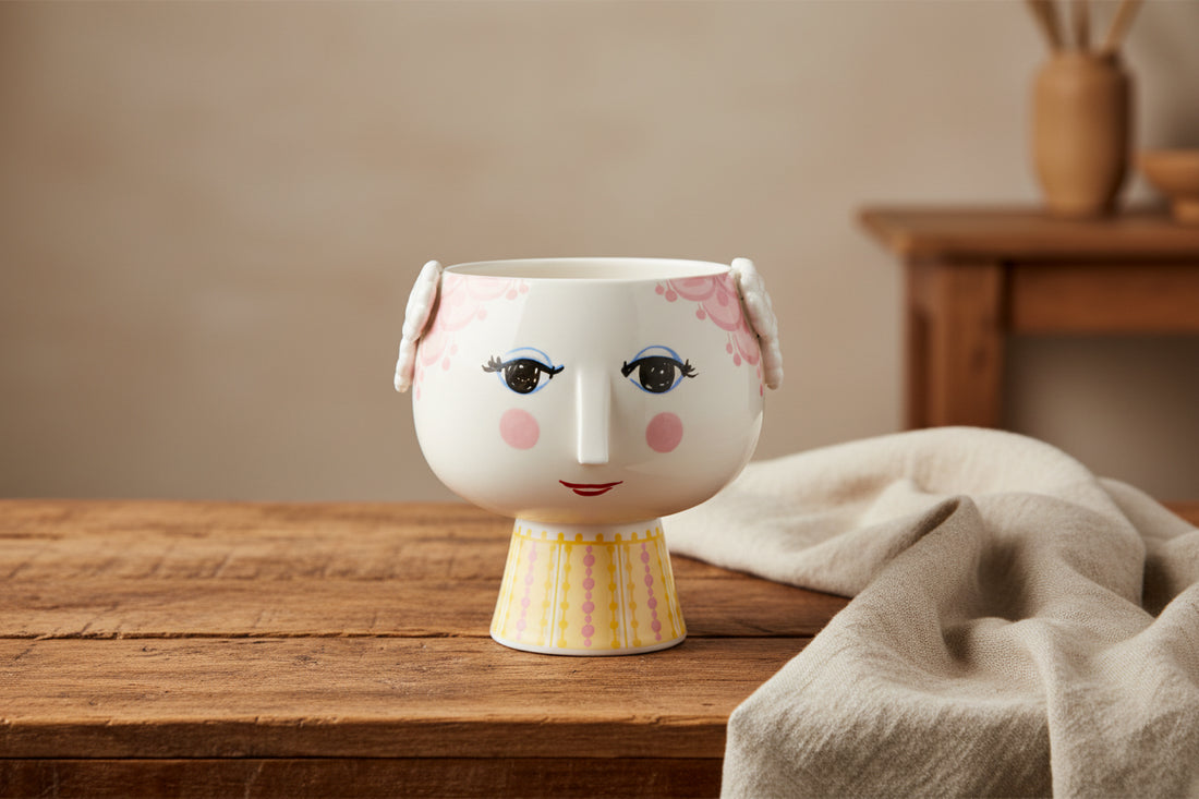 Eva Kruka Gul & Rosa Bjørn Wiinblad