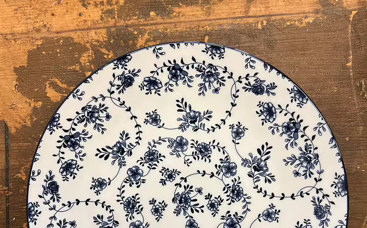 Romantik Tallrik – "Ranka" Blå