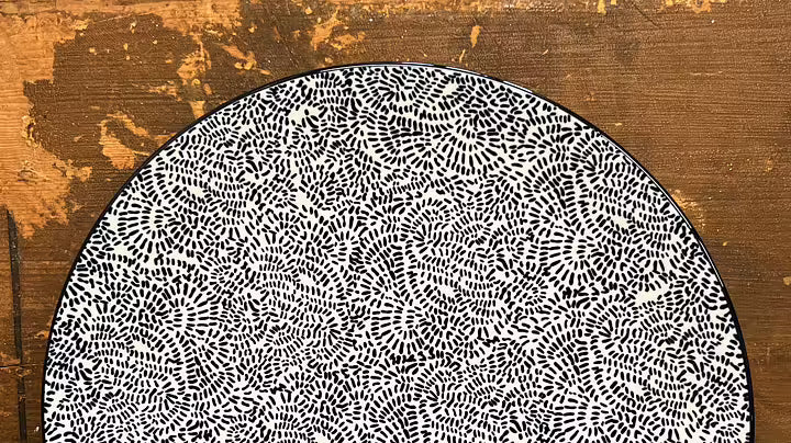 Romantik Assiett– "Pistill" Blå