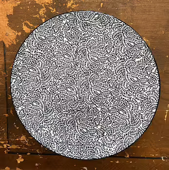 Romantik Assiett– "Pistill" Blå