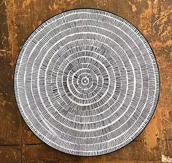 Romantik Assiett – "Strå" Svart