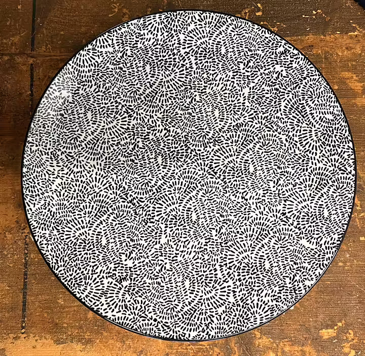 Romantik Assiett– "Pistill" Svart