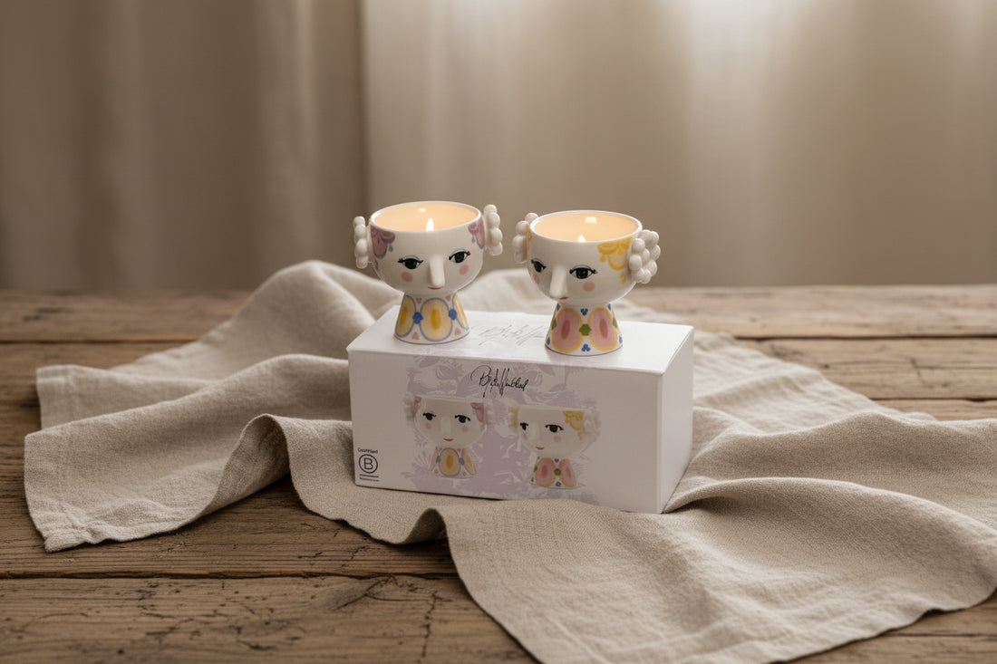 Eva Ljuslyktor 2 st Bjørn Wiinblad