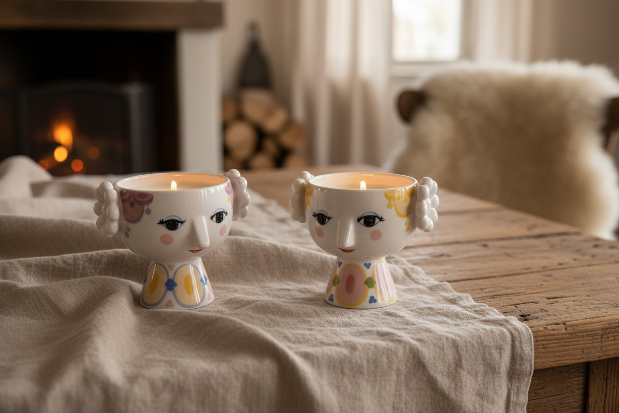 Eva Ljuslyktor 2 st Bjørn Wiinblad