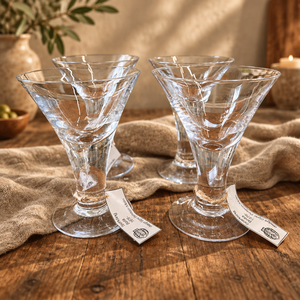4 st Sparkling Martiniglas S P-Melin Boda