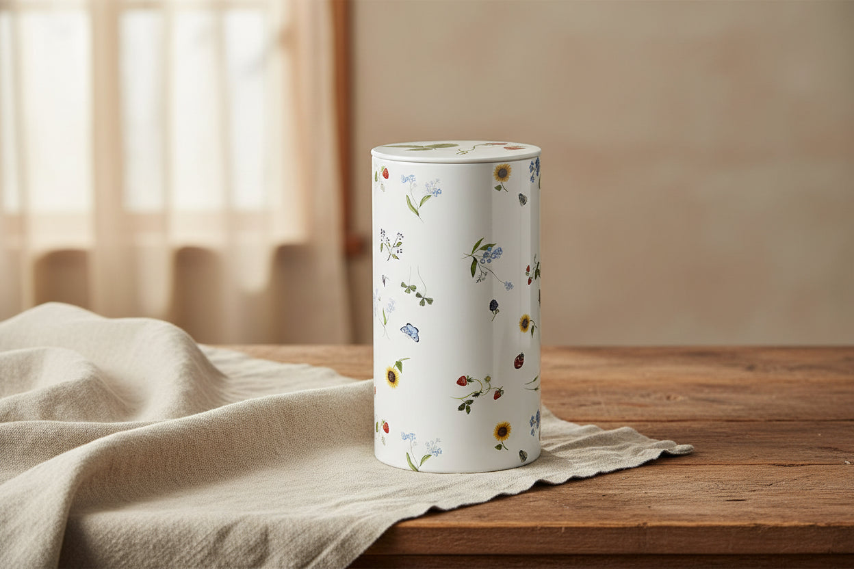 Sommar förvaringsburk Hög