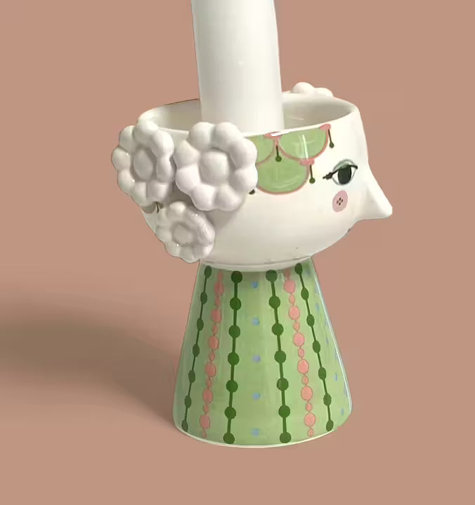 Eva Ljusstake Grön Bjørn Wiinblad