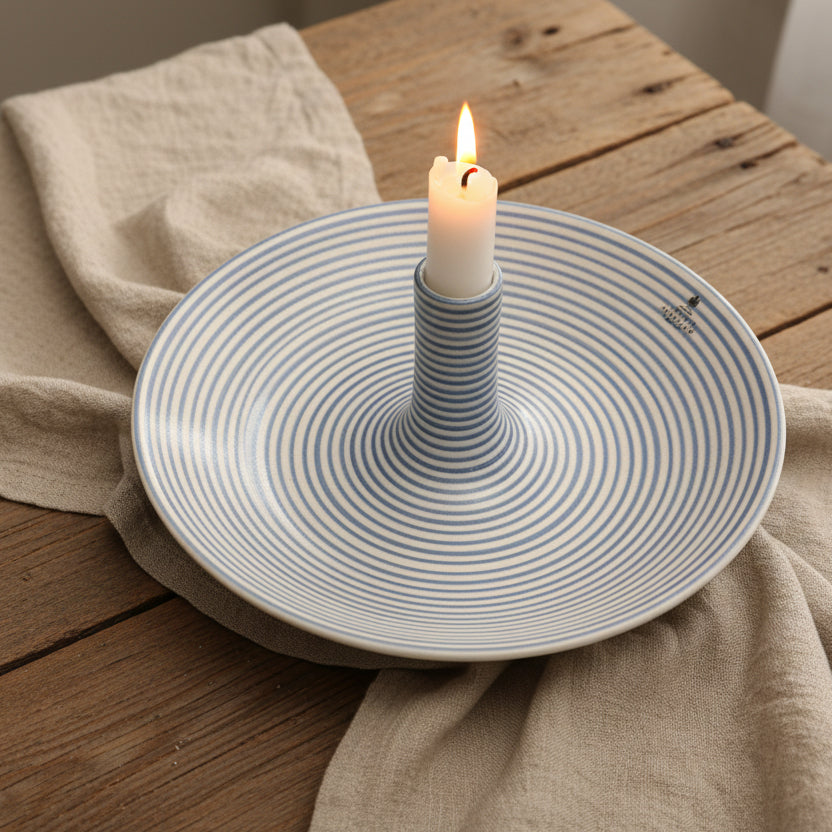 Ljusfat Blått Stort