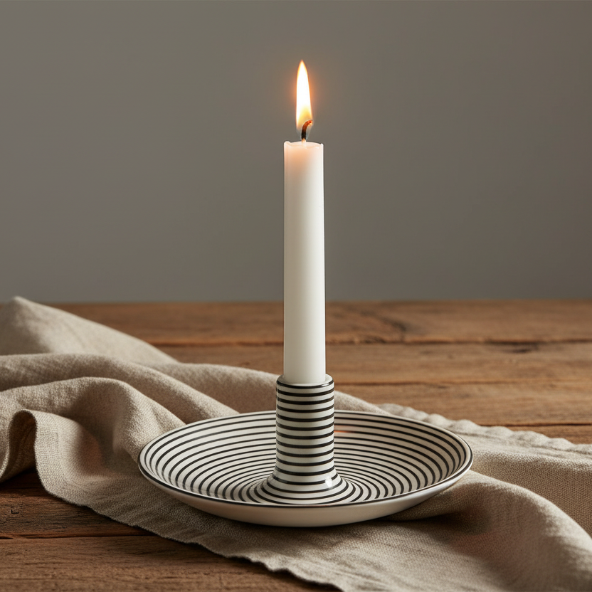 Ljusfat Svart Litet