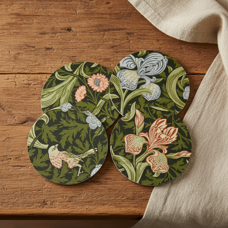 William Morris ”Iris” coasters