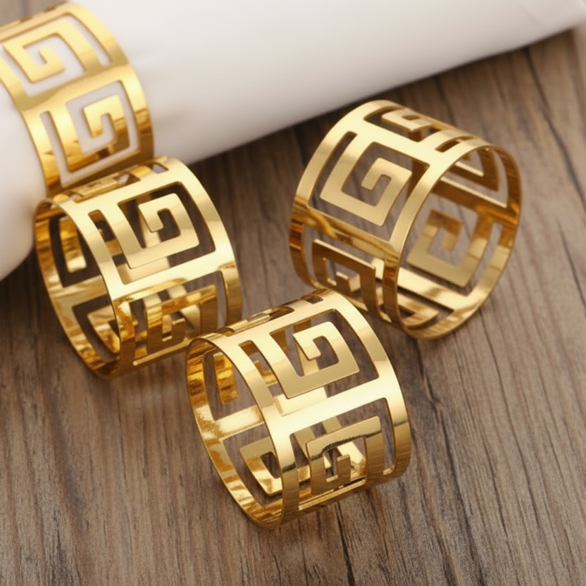 Servettring "Geometric"